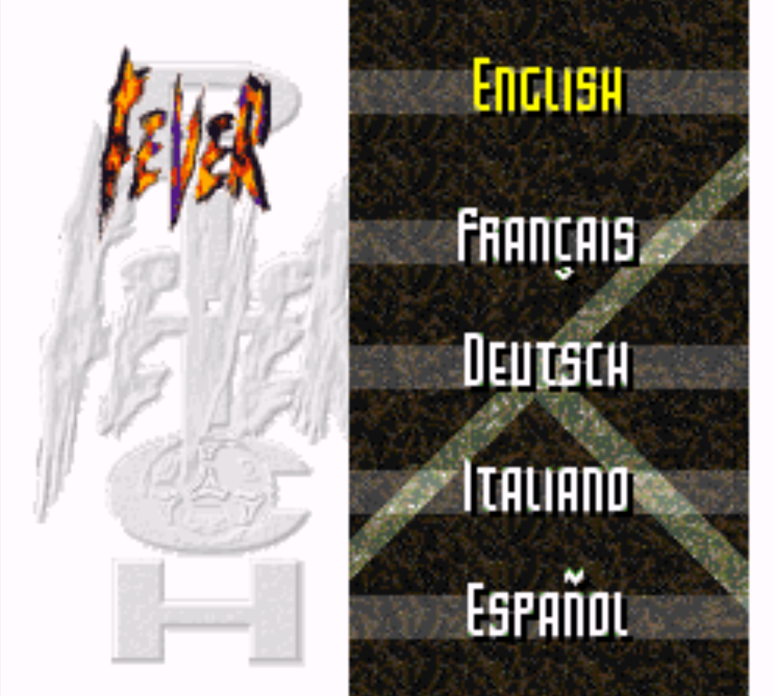 Fever Pitch Soccer Title Screen